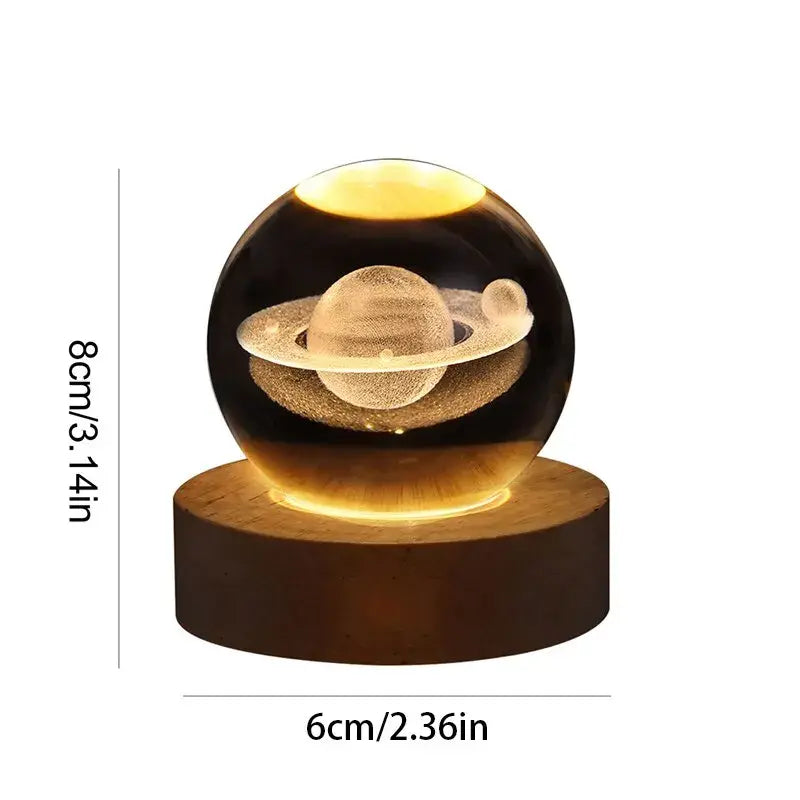 Galaxy Crystal Ball LED Night Light