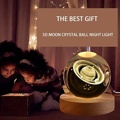 Galaxy Crystal Ball LED Night Light