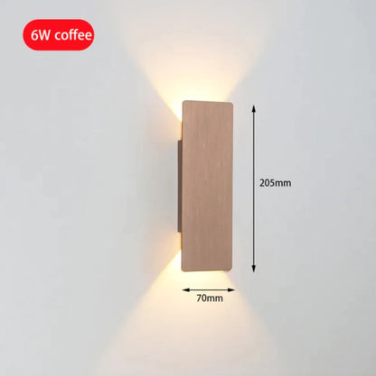 Modern 6W LED Indoor Wall Lamp for Bedroom and Living Room