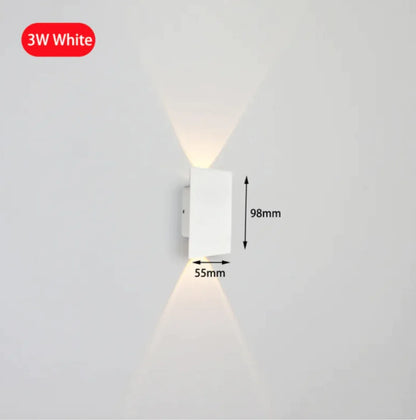 Modern 6W LED Indoor Wall Lamp for Bedroom and Living Room