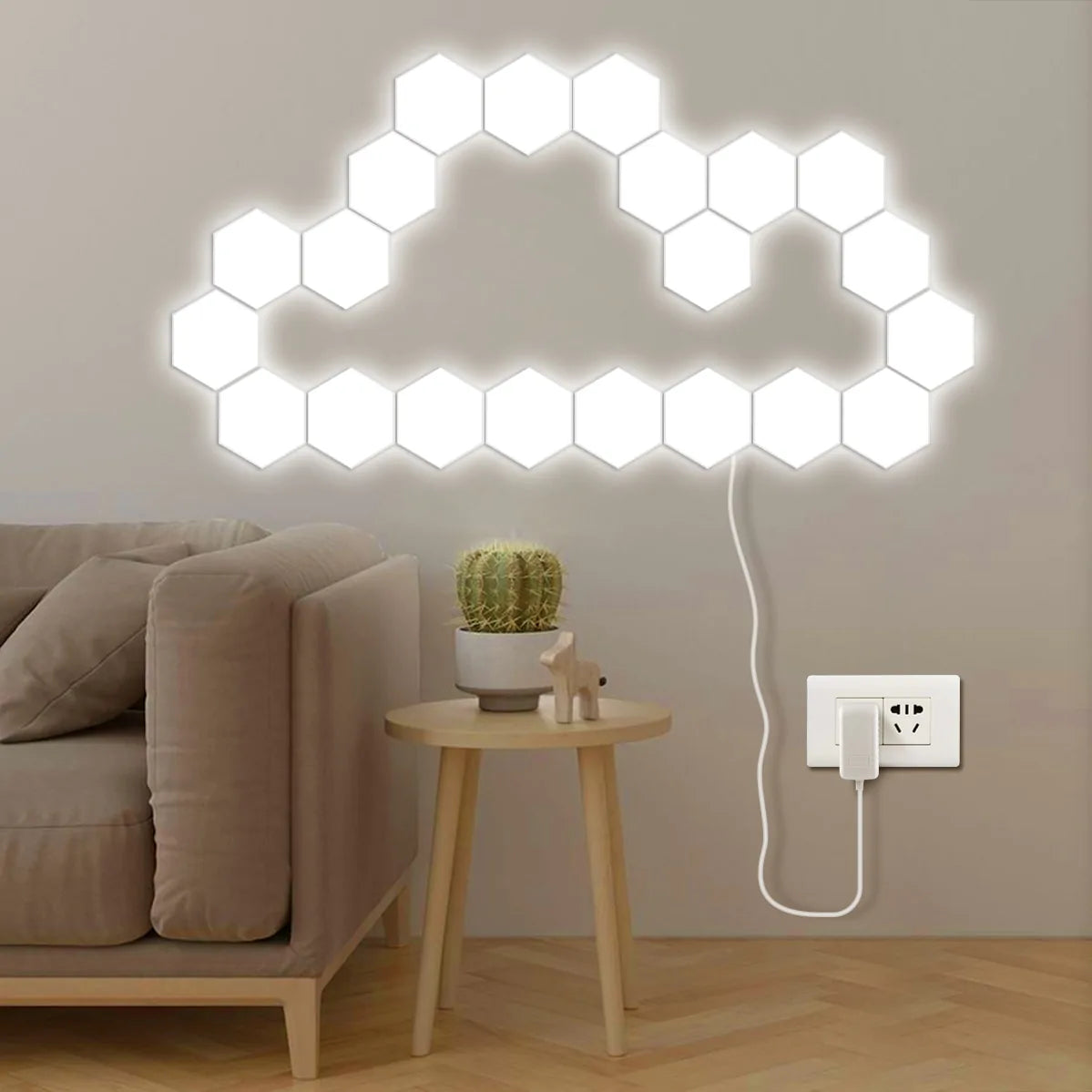 Quantum Hexagon Lamp Touch Sensor Night Light