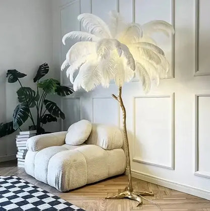 Cream Floor Lamp