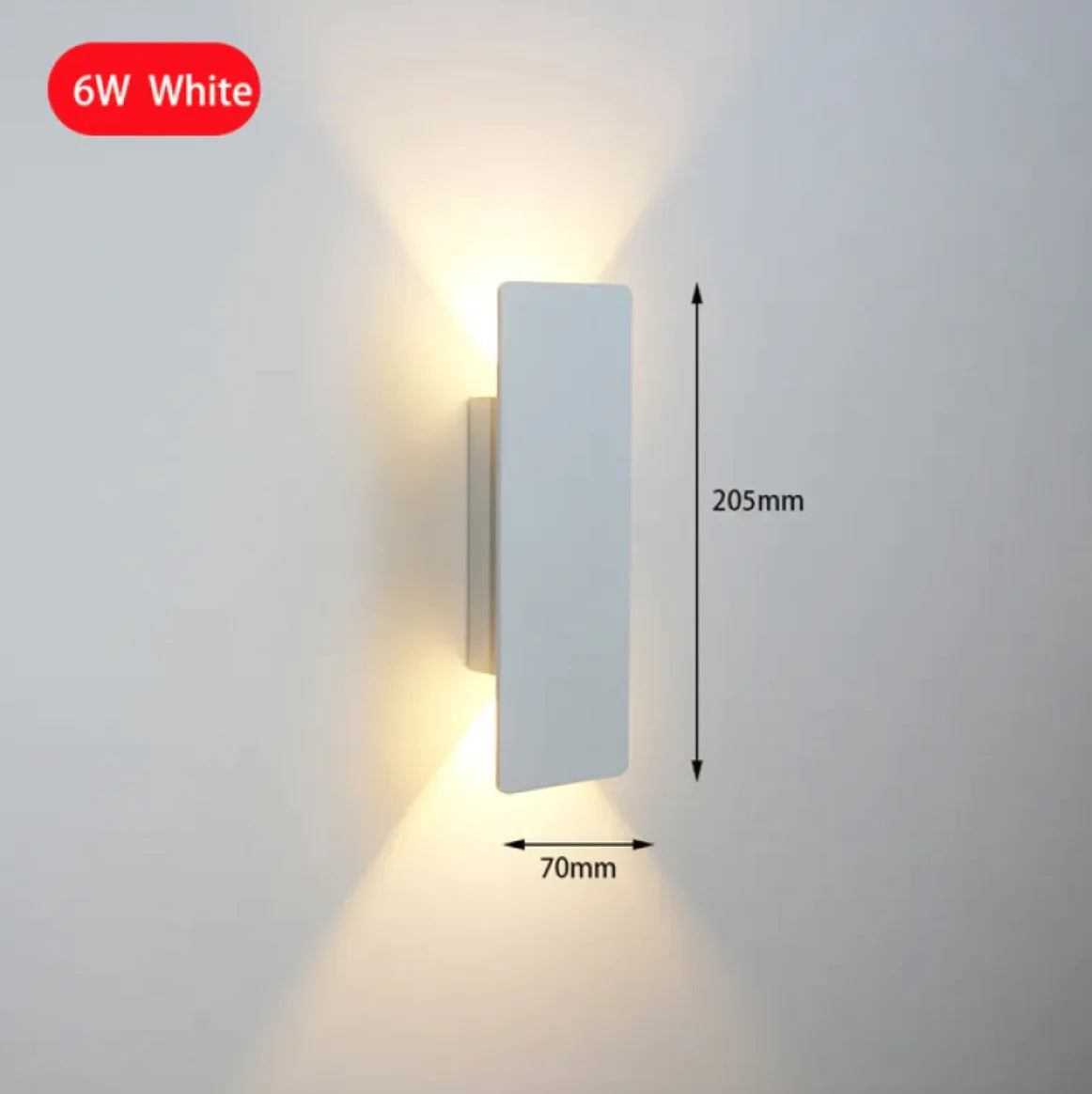 Modern 6W LED Indoor Wall Lamp for Bedroom and Living Room