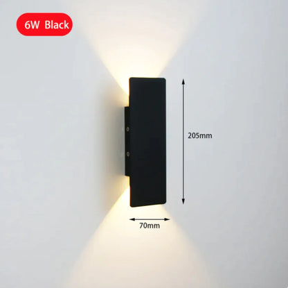 Modern 6W LED Indoor Wall Lamp for Bedroom and Living Room