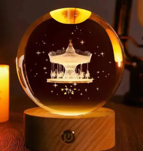 3D Constellation Crystal Ball Night Light