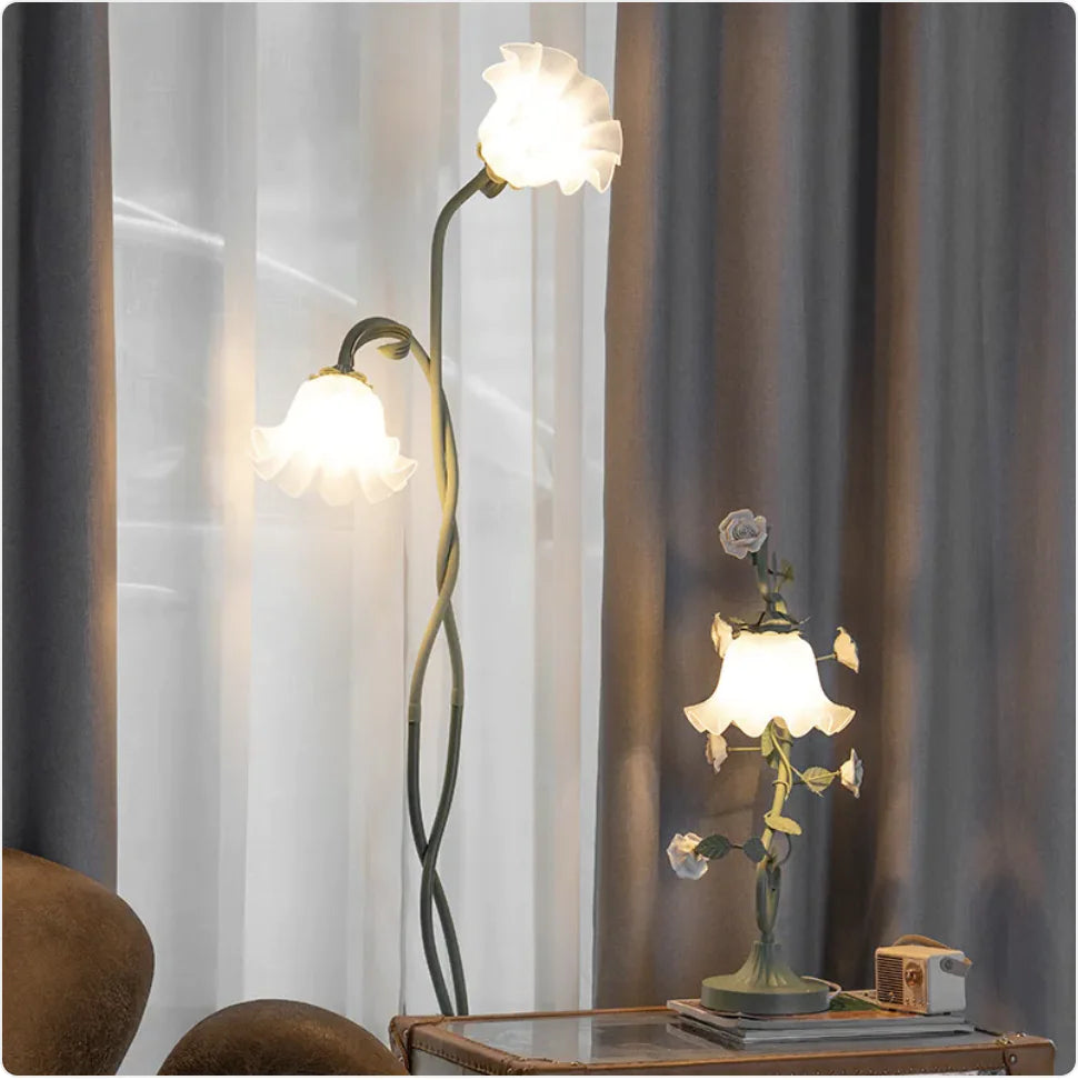 Cream Floor Lamp