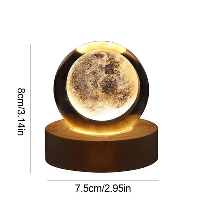 LED Crystal Ball Night Lamp