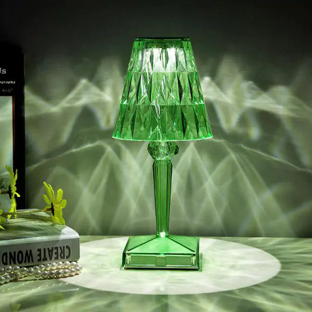 Diamond Table Lamp: USB Touch Sensor LED Night Light