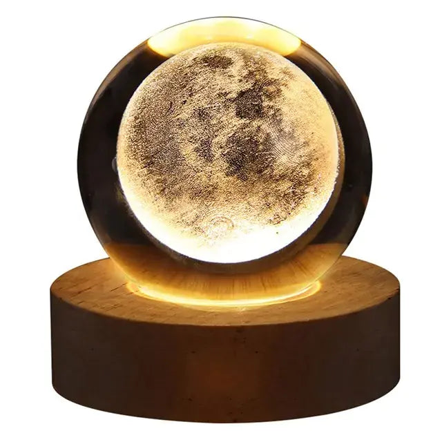 Galaxy Crystal Ball LED Night Light